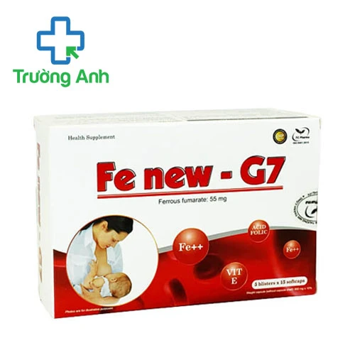 Fe new-G7 Thành Công - Hỗ trợ bổ sung sắt, acid folic và vitamin B12 hiệu quả
