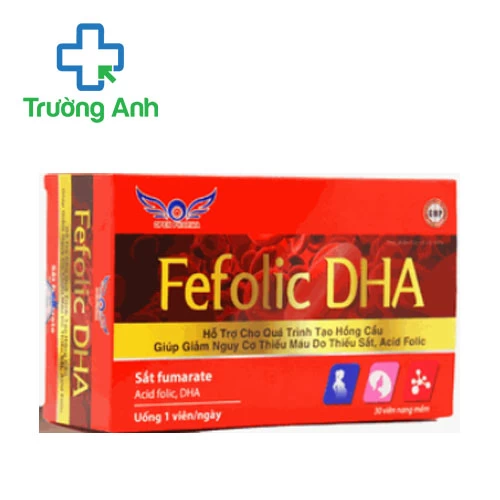 Fefolic DHA Santex - Hỗ trợ bổ sung sắt, acid folic hiệu quả cho cơ thể