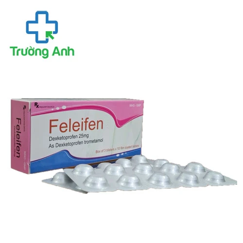 Feleifen 25mg Medisun - Thuốc giảm đau chống viêm hiệu quả