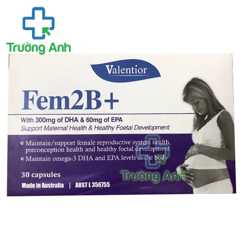 Fem2B+ Valentior - Viên uống bổ sung DHA, EPA cho bà bầu