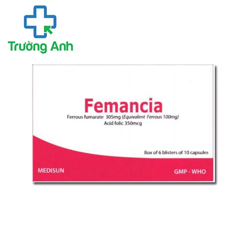 Femancia - Điều trị và dự phòng thiếu máu của MEDISUN