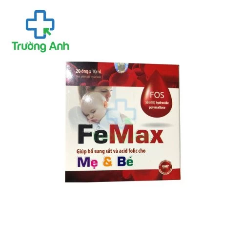 FeMax Phương Đông Pharma - Giúp cải thiện thiếu máu do thiếu sắt