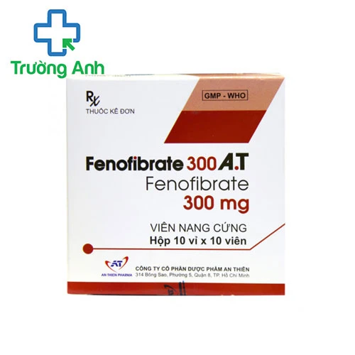 Fenofibrate 300 A.T - Điều trị chứng tăng cholesterol máu hiệu quả