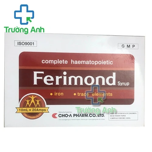 Ferimond syrup - Cung cấp sắt cho cơ thể hiệu quả
