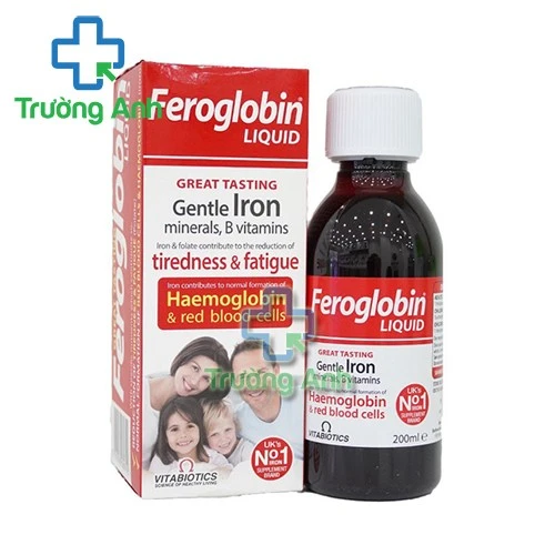 Feroglobin Liquid - Giúp bổ sung sắt, acid folic và vitamin của Anh