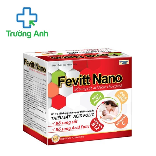 Fevitt Nano HD Pharma - Hỗ trợ bổ sung sắt, acid folic hiệu quả cho cơ thể