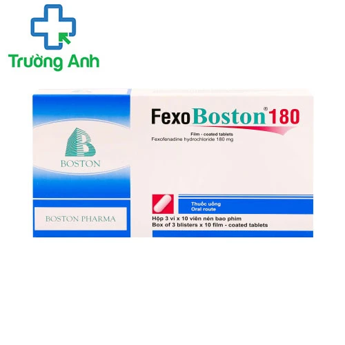 Fexo Boston 180 - Thuốc điều trị viêm mũi dị ứng hiệu quả