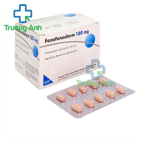 Fexofenaderm 120mg Hasan - Dermapharm - Thuốc trị viêm mũi dị ứng