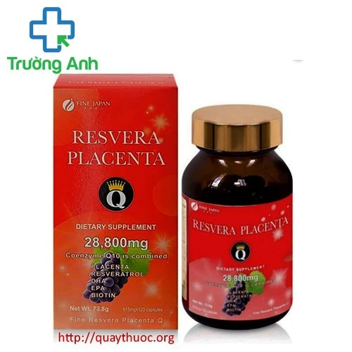 Fine Resvera Placenta Q- TPCN tăng cường nội tiết tố của Nhật Bản