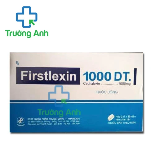 Firstlexin 1000 DT Pharbaco - Thuốc điều trị nhiễm khuẩn hiệu quả