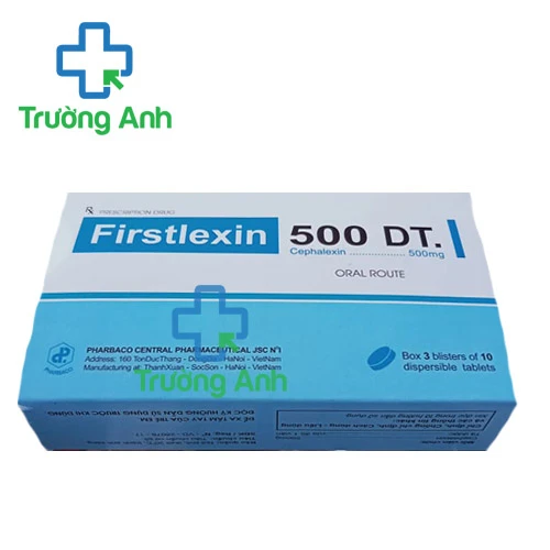 Firstlexin 500 DT - Thuốc điều trị nhiễm khuẩn hiệu quả của Pharbaco