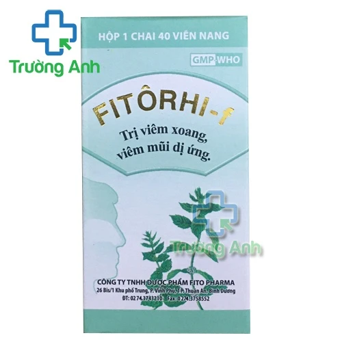 Fitorhi - F - Thuốc điều trị viêm mũi, viêm xoang hiệu quả