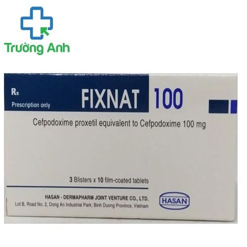 Fixnat 100 - Thuốc điều trị nhiễm khuẩn hiệu quả của Dermapharm