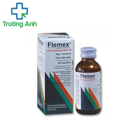 Flemex Sirup 60ml - Thuốc điều trị các bệnh đường hô hấp hiệu quả