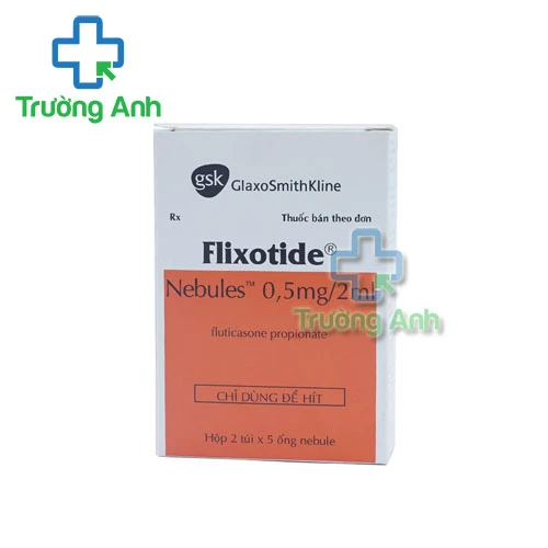 Flixotide nebules 0.5mg/2ml -Hỗn dịch khí dung