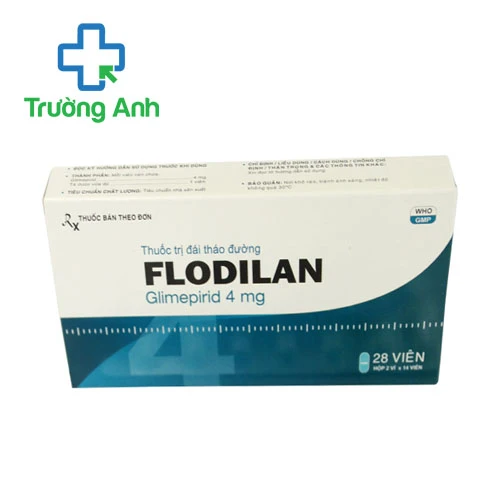 Flodilan 4mg - Thuốc trị đái tháo đường tuýp 2 hiệu quả