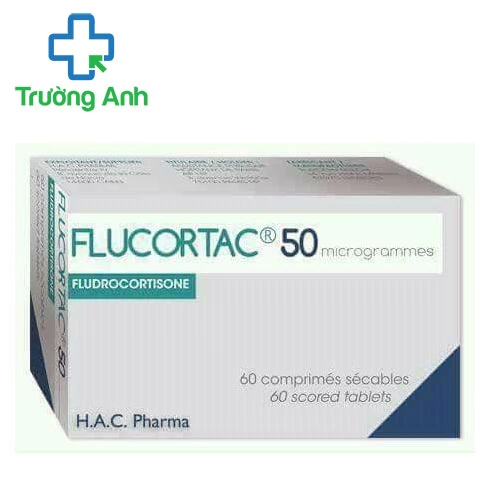 Flucortac 50mcg H.A.C. Pharma - Thuốc điều trị suy tuyến thượng thận hiệu quả