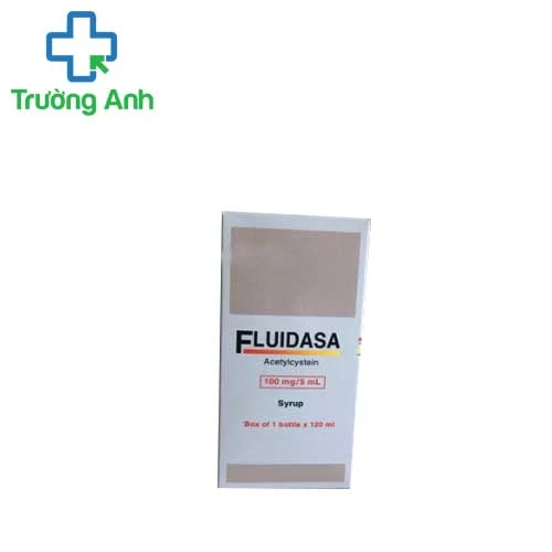 Fluidasa 100mg/5ml Syr.120ml - Thuốc tiêu chất nhầy hiệu quả