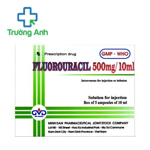 Fluorouracil 500mg/10ml MD Pharco - Thuốc chống ung thư hiệu quả