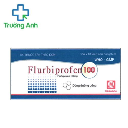 Flurbiprofen 100 - Thuốc hạ sốt, giảm đau hiệu quả của QM.Mediphar