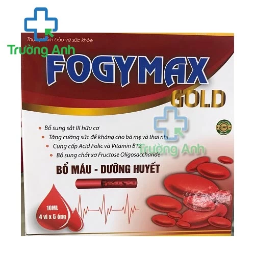 Fogymax Gold Tradiphar - Hỗ trợ bổ sung sắt cho người thiếu máu