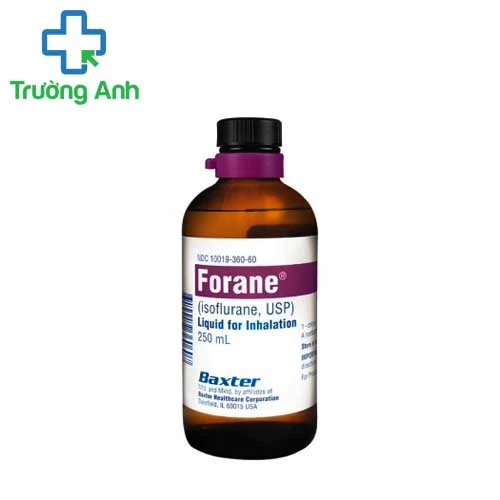Forane 250ml - Thuốc gây mê đường hô hấp hiệu quả của Anh