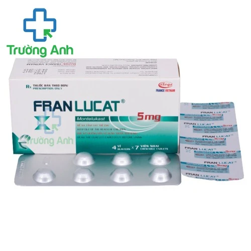Franlucat 5mg - Thuốc điều trị bệnh hen suyễn hiệu quả của E'loge
