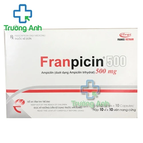 Franpicin 500mg - Thuốc kháng sinh điều trị nhiễm khuẩn hiệu quả