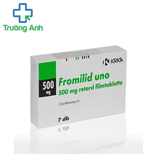 Fromilid uno 500mg - Thuốc kháng sinh điều trị nhiễm khuẩn hiệu quả