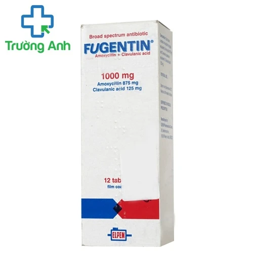 Fugentin 1000mg (viên) - Thuốc điều trị nhiễm khuẩn đường hô hấp hiệu quả