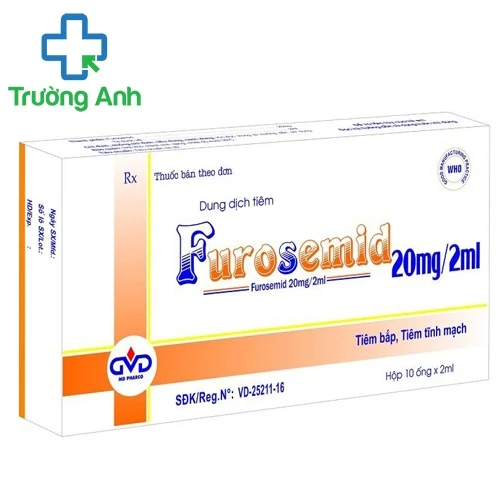 Furosemid 20mg/2ml MD Pharco - Thuốc lợi tiểu hiệu quả