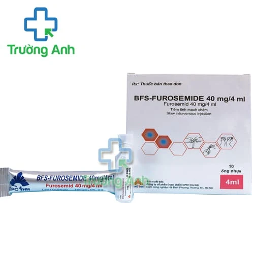 BFS-Furosemide 40mg/4ml - Thuốc điều trị phù hiệu quả của CPC1 Hà Nội