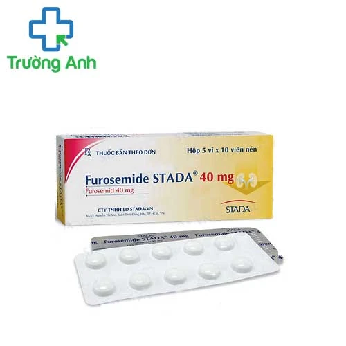 Furosemide stada 40 mg Tab - Thuốc điều trị phù phổi hiệu quả