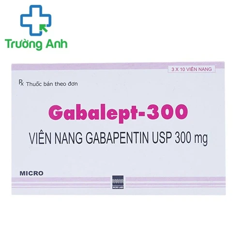 Gabalept 300mg - Thuốc hỗ trợ trị bệnh động kinh