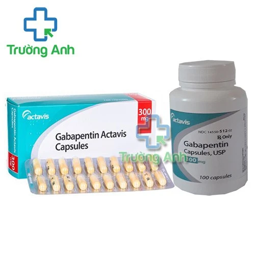 Gabapentin capsules 300mg Actavis - Thuốc chống động kinh hiệu quả của USA