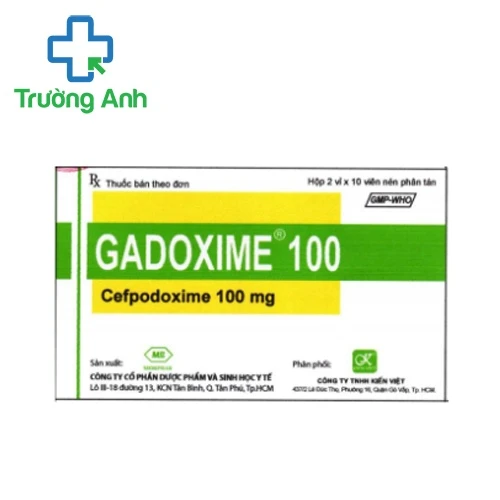 Gadoxime 100 - Thuốc điều trị nhiễm khuẩn hiệu quả của Mebiphar