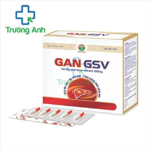 GAN GSV - Hỗ trợ thanh nhiệt, giải độc, mát gan hiệu quả