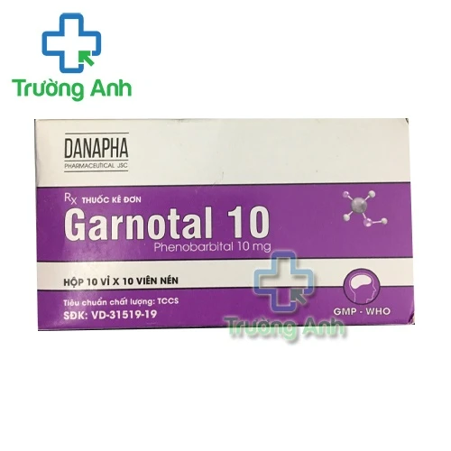 Garnotal 10mg - Thuốc điều trị động kinh hiệu quả của Danapha