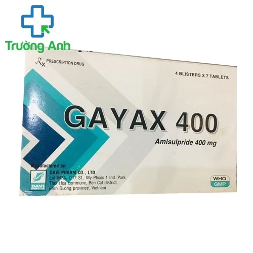 Gayax 400mg - Điều trị tâm thần phân liệt cấp và mãn tính