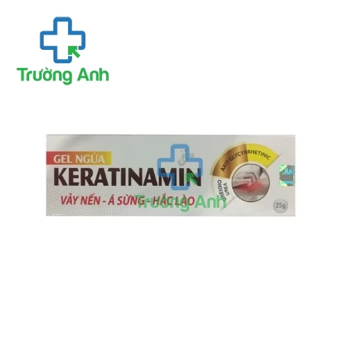 Gel ngứa Keratinamin 25g Delavy - Hỗ trợ làm sạch và dưỡng da hiệu quả