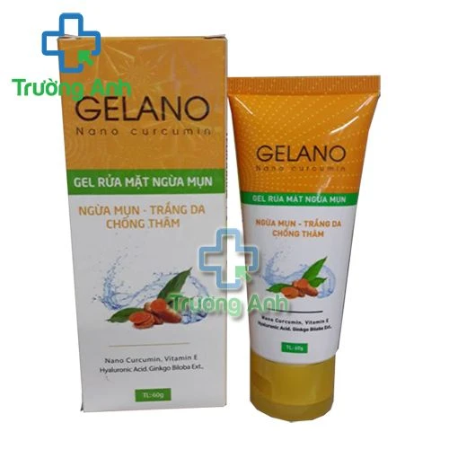 Gel rửa mặt Gelano - Giúp chống viêm, kháng khuẩn, ngừa mụn hiệu quả
