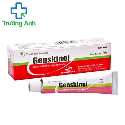 Genskinol 10g Hadiphar - Thuốc điều trị nhiễm khuẩn da hiệu quả