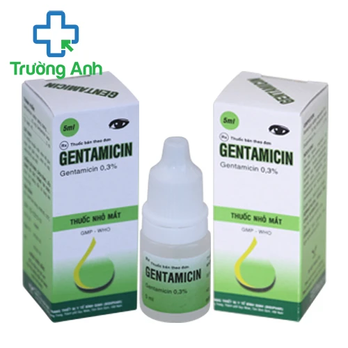 Gentamicin 0,3% Bidiphar - Thuốc điều trị nhiễm khuẩn mắt hiệu quả