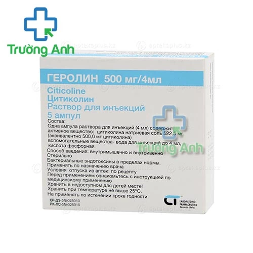 Gerolin 500mg/4mlGerolin 500mg/4ml Injectable solution - Thuốc trị tai biến mạch máu não