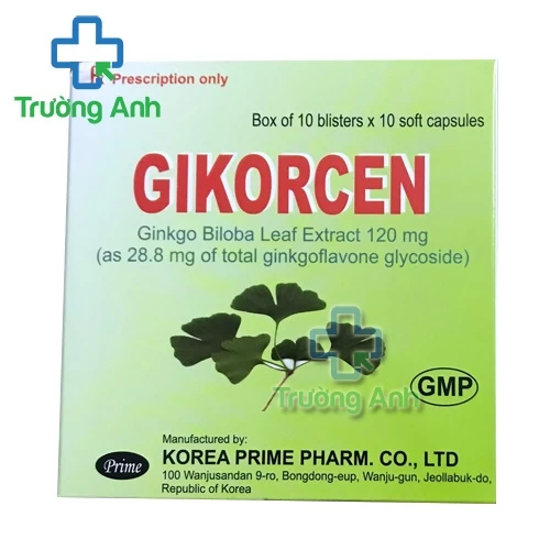 Gikorcen 120mg Korea Prime Pharm - Thuốc điều trị rối loạn tuần hoàn ngoại biên