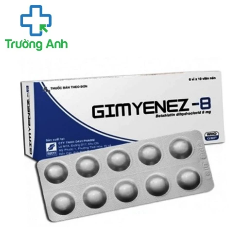 Gimyenez-8 - Thuốc điều trị hoa mắt, chóng mặt, ù tai hiệu quả