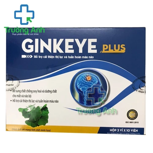 Ginkeye Plus - Hỗ trợ cải thiện thị lực và tuần hoàn máu não hiệu quả  