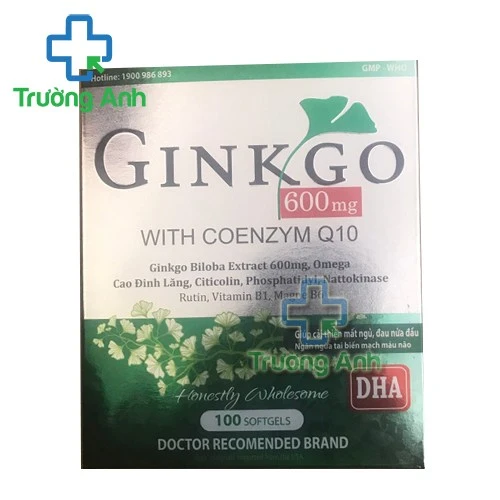 Ginkgo with coenzyme Q10 600mg - Giúp cải thiện giấc ngủ hiệu quả