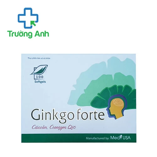 Ginkgo Forte Citicolin Coenzym Q10 USA Pharma - Hỗ trợ tăng cường tuần hoàn não