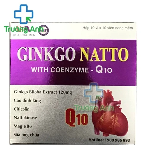 Ginkgo Natto with Coenzyme Q10 USA - Giúp bổ sung dưỡng chất cho não hiệu quả